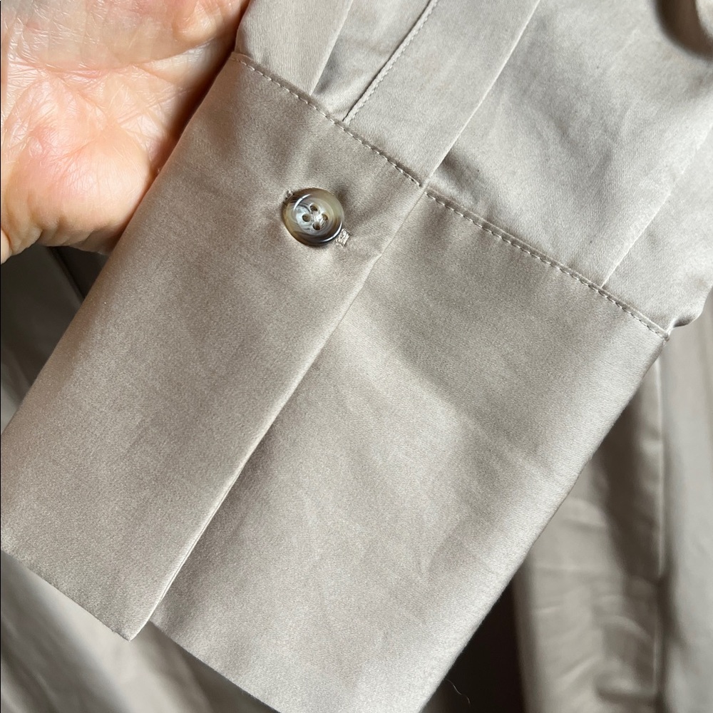 Massimo Dutti Beige Long dress - Picture 8 of 17